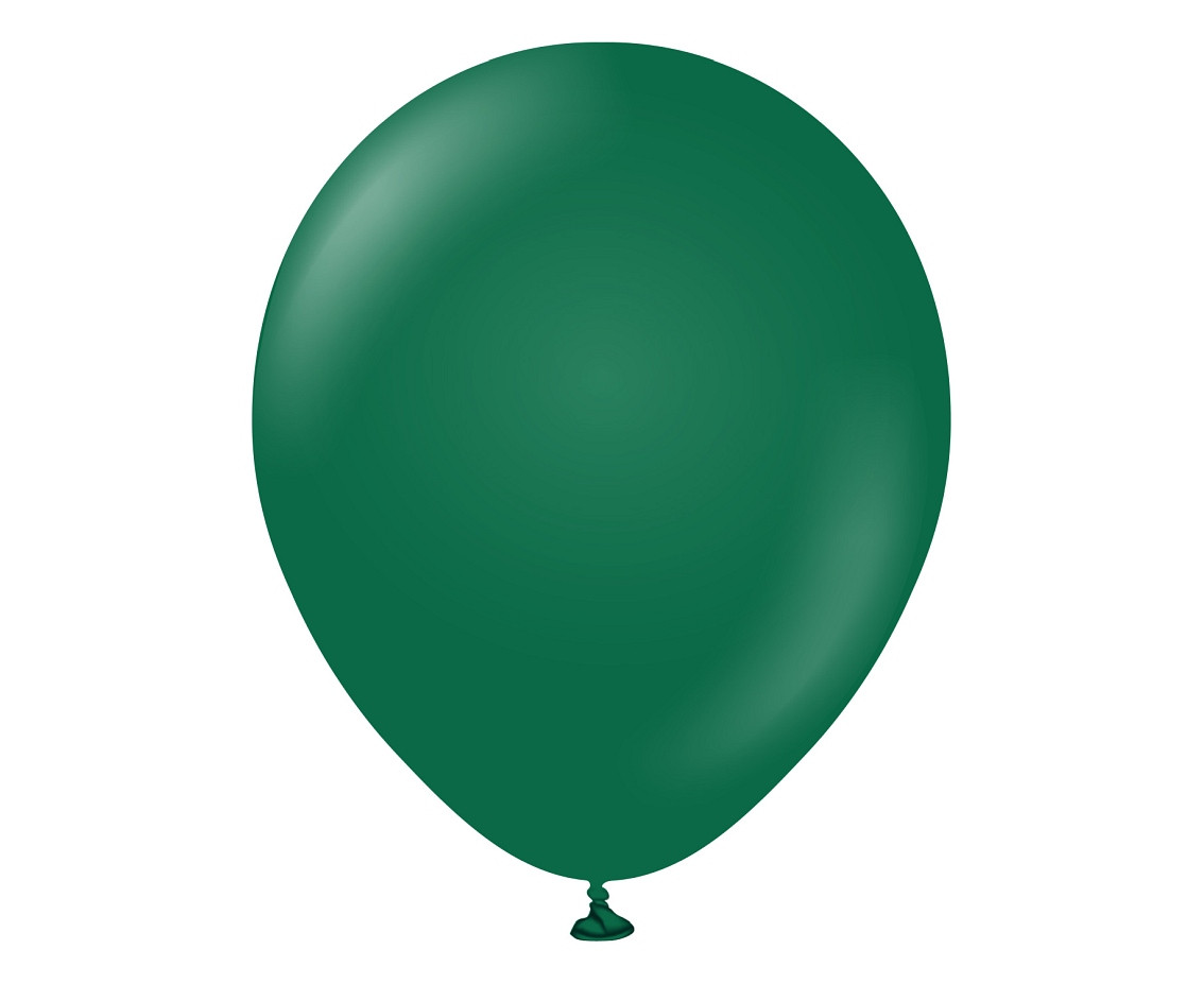 Balloons Kalisan 18", standard dark green, 25pcs