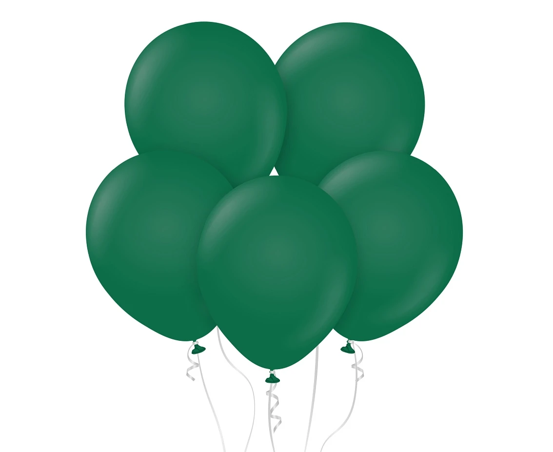 Balloons Kalisan 18", standard dark green, 25pcs