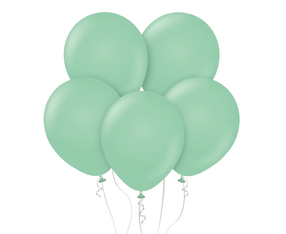 Balloons Kalisan 18", standard mint green, 25pcs