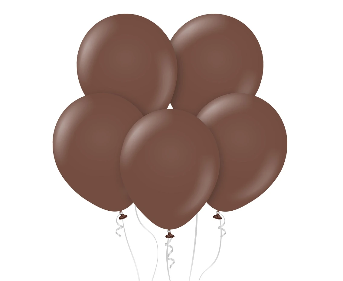 Balloons Kalisan 18", standard chocolate brown, 25pcs