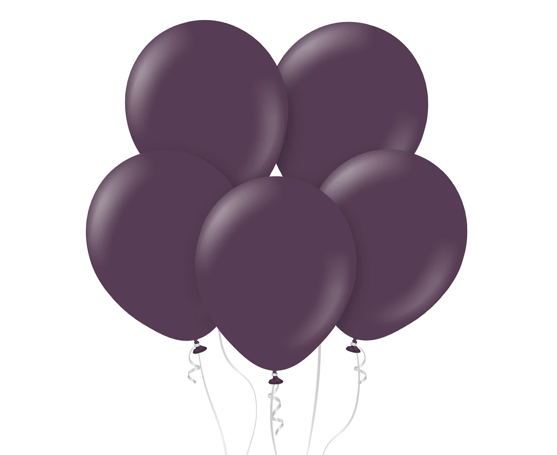 Balloons Kalisan 18", standard plum, 25pcs