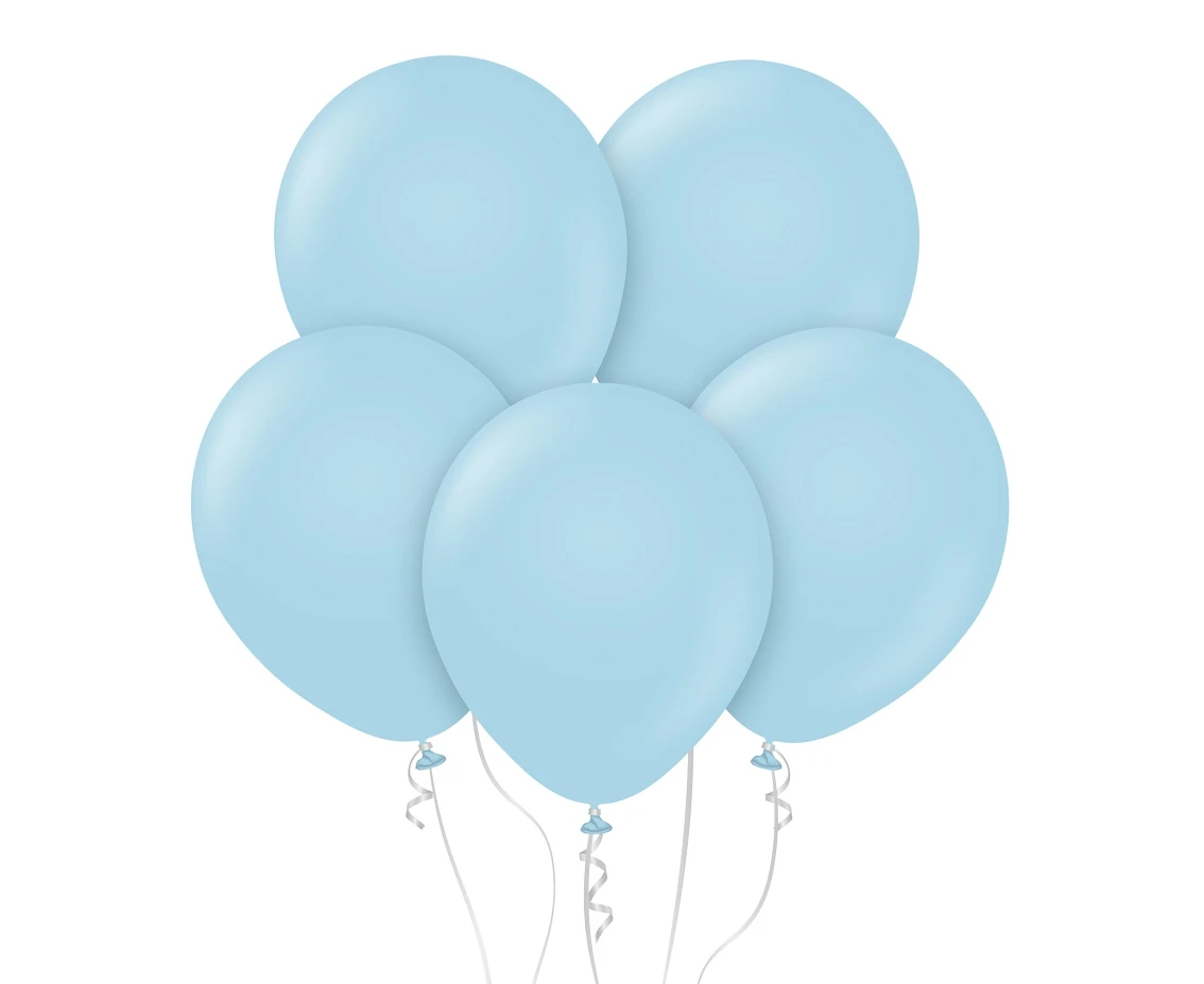 Balloons Kalisan 18", macaron blue, 25pcs