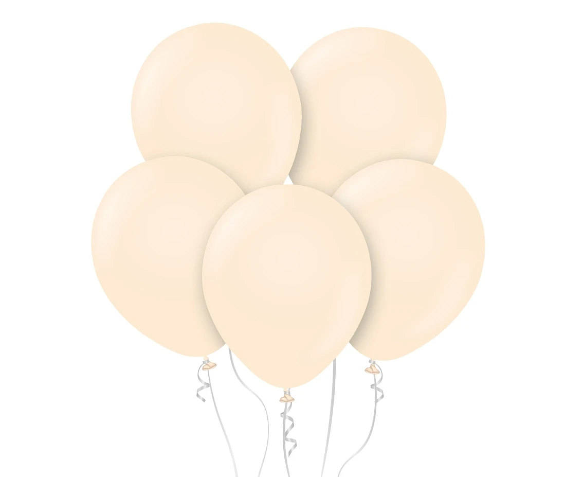 Balloons Kalisan 18", macaron salmon, 25pcs