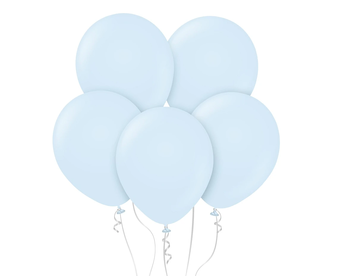 Balloons Kalisan 18", macaron baby blue, 25pcs