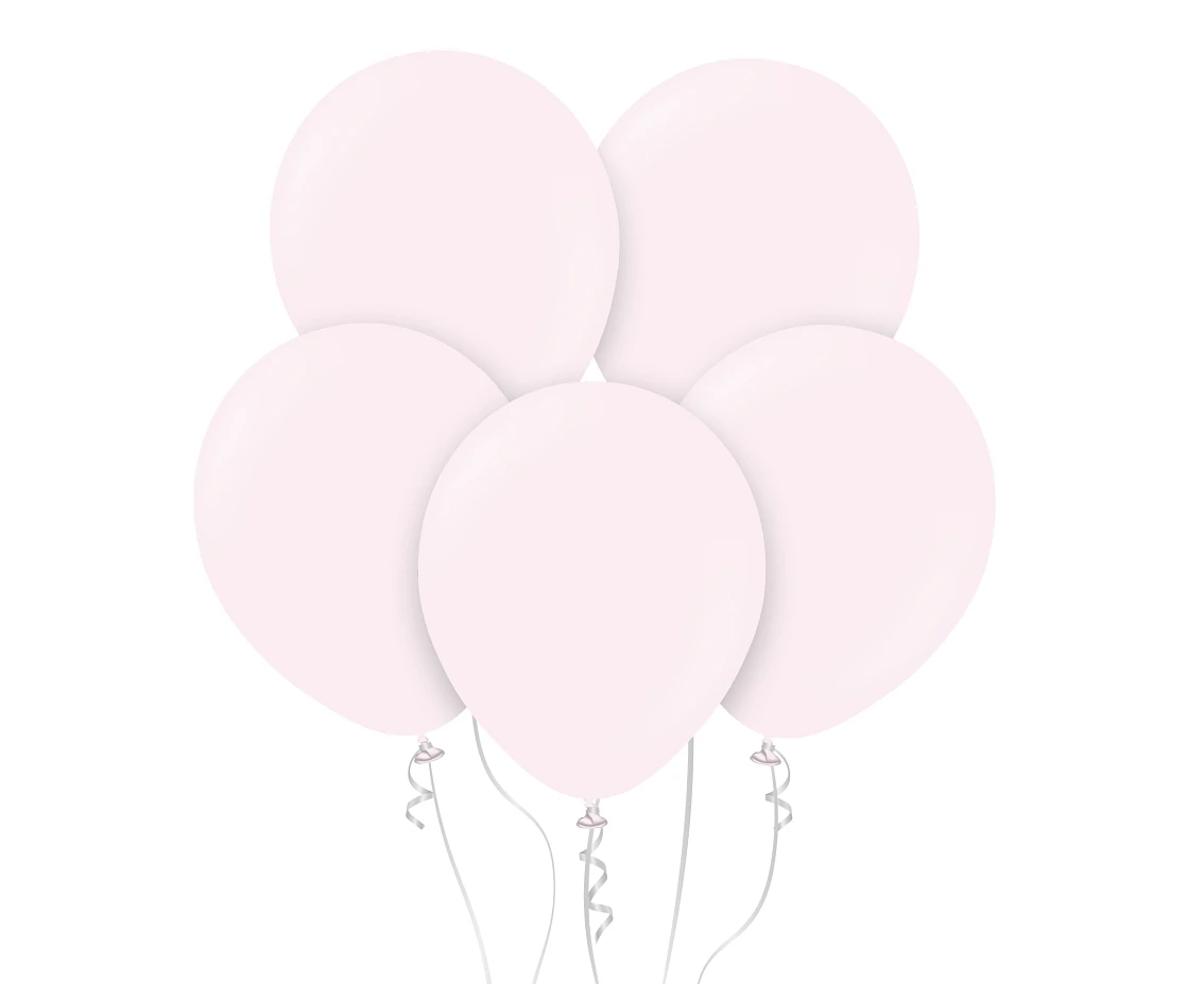 Balloons Kalisan 18", macaron pale pink, 25pcs