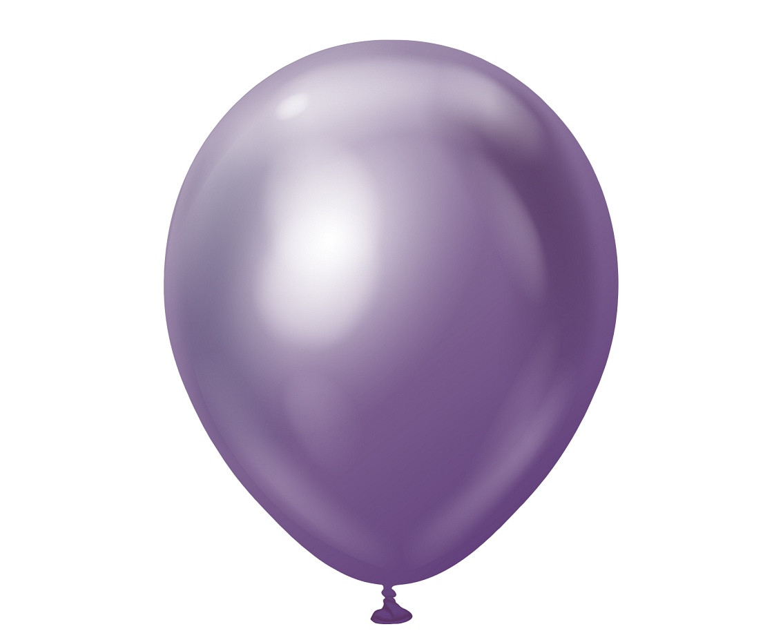 Balloons Kalisan 18", mirror violet, 25pcs