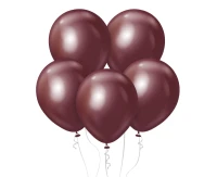 Balloons Kalisan 18", mirror burgundy, 25pcs