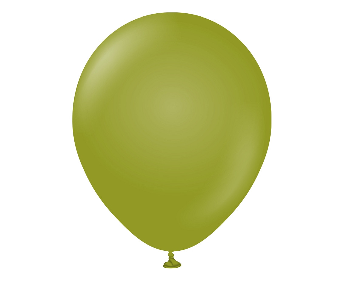 Balloons Kalisan 18", retro olive, 25pcs