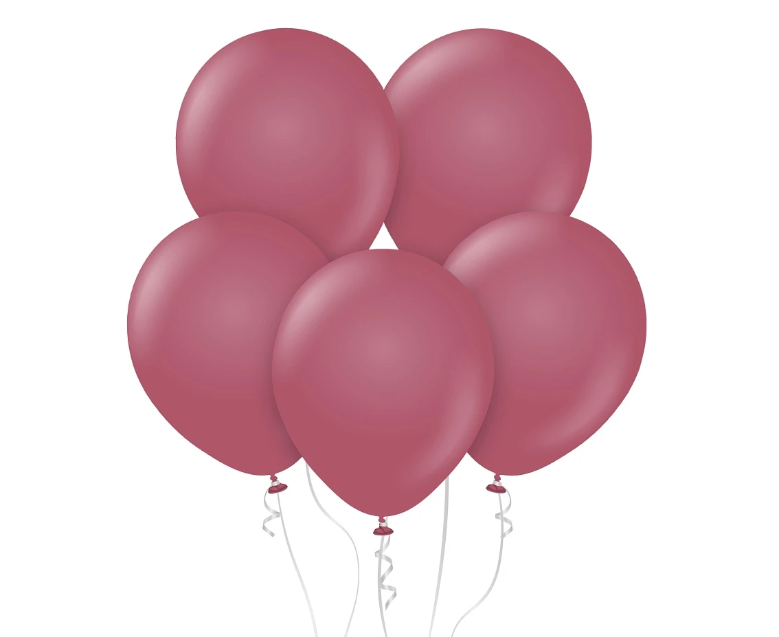 Balloons Kalisan 18", retro wild berry, 25pcs