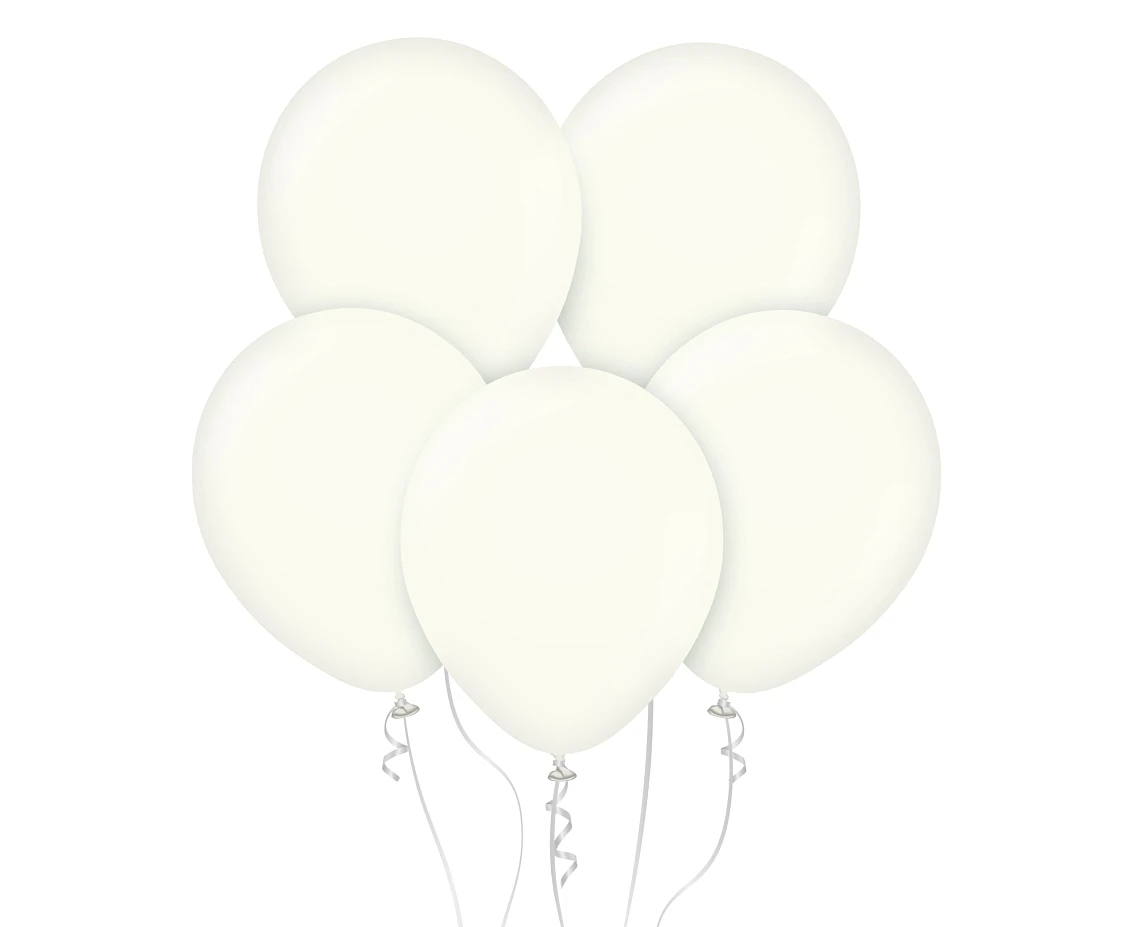 Balloons Kalisan 18", retro white, 25pcs