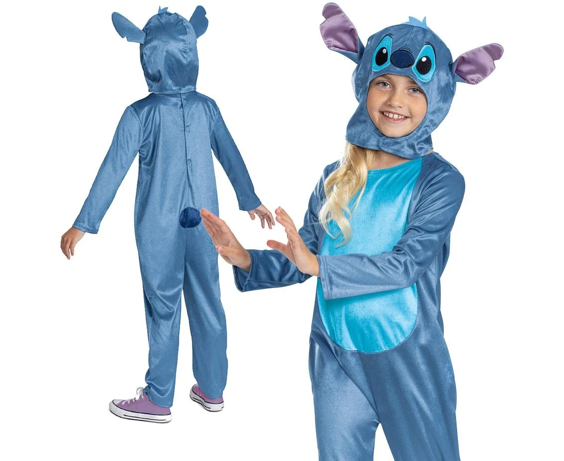 Stitch Costume - Lilo & Stitch (licensed), size S (4-6 years)