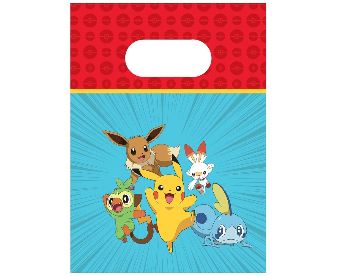 Paper bags Pokemon, 4 pcs