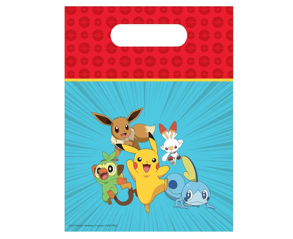 Gift bags, Pokemon, 6 pcs.