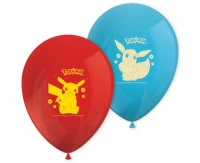 Latex balloons 11" Pokemon ,8 pcs