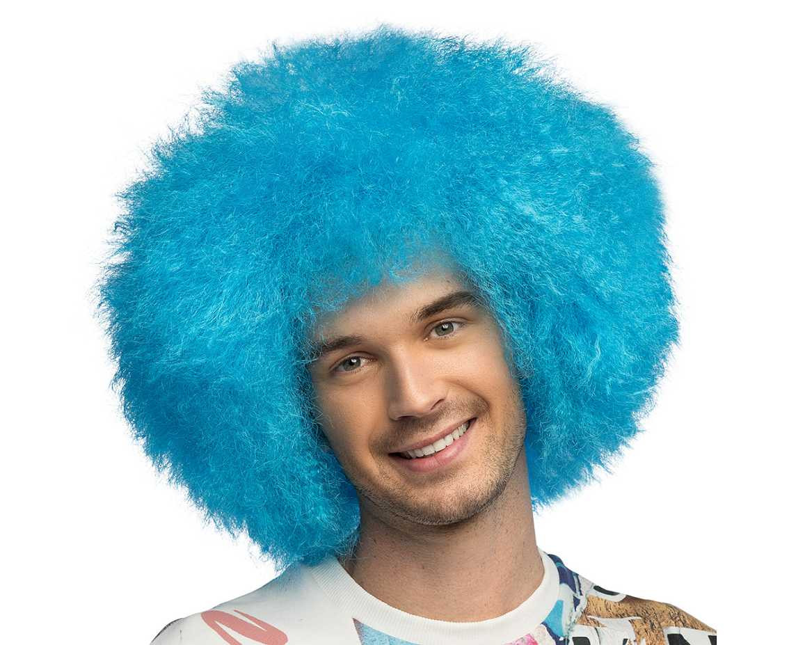 Wig Sugar neon blue
