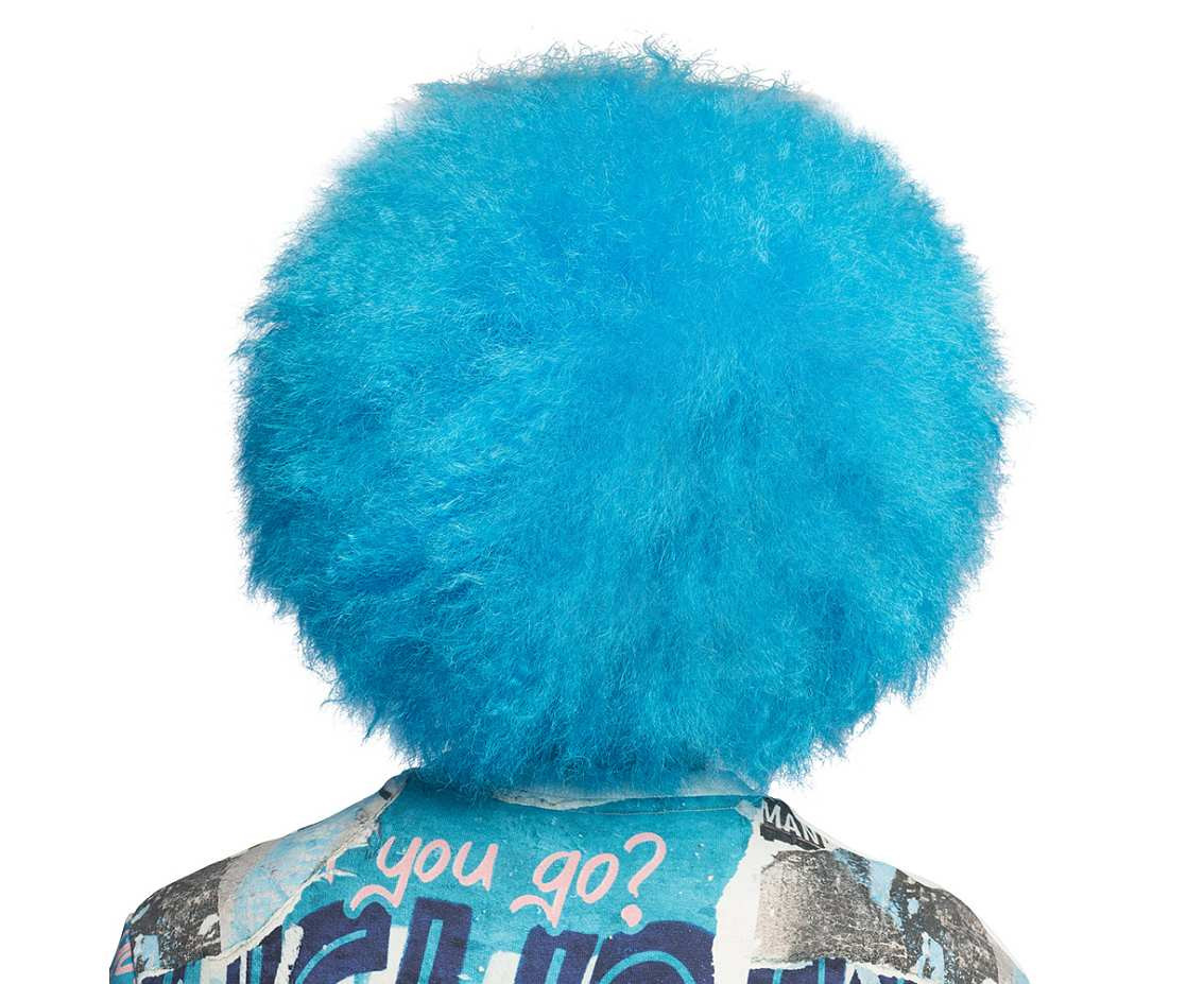 Wig Sugar neon blue