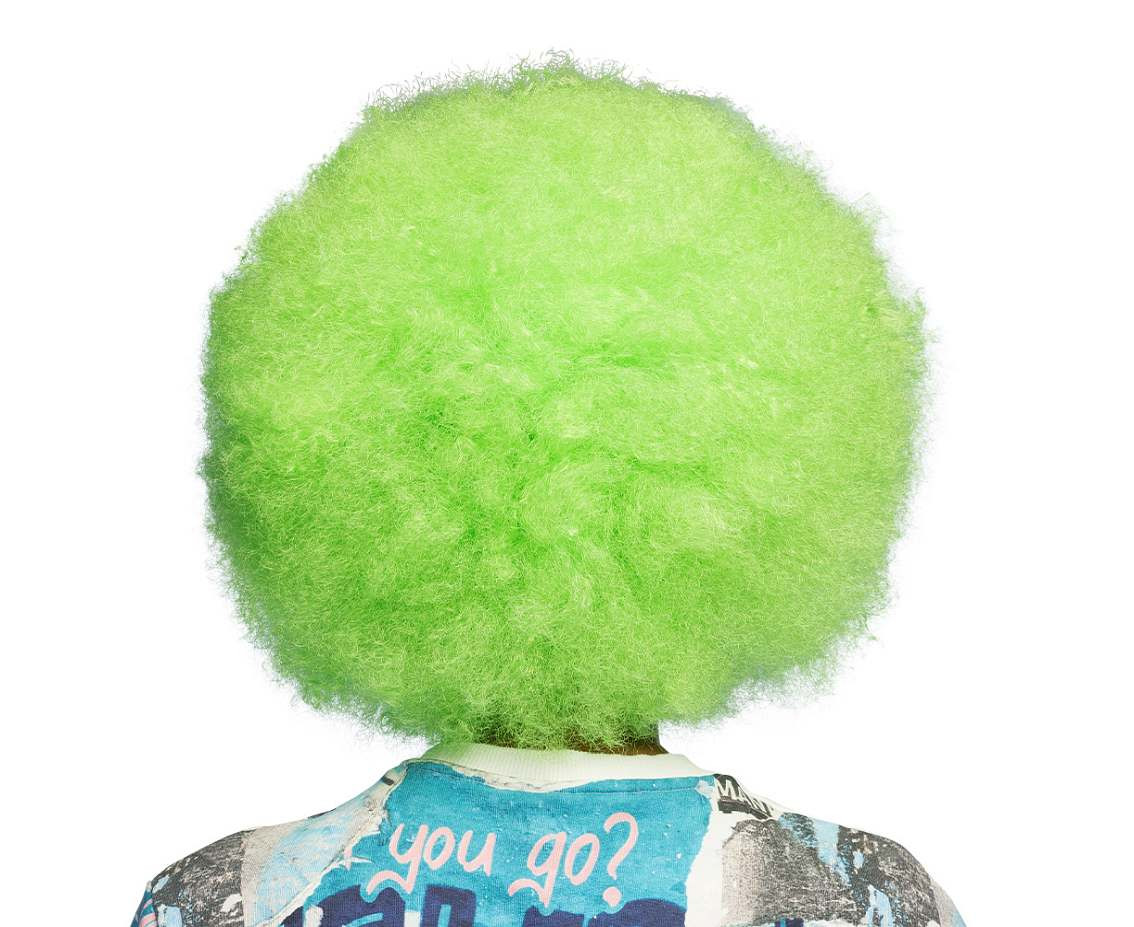 Wig Sugar neon green