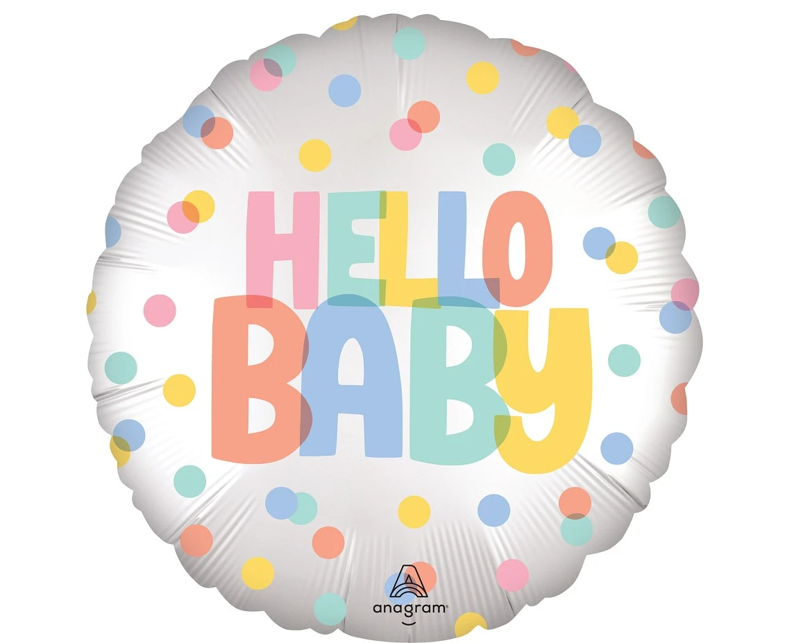 Balloon Standard Satin XL Satin Modern Baby Foil Balloon EOL