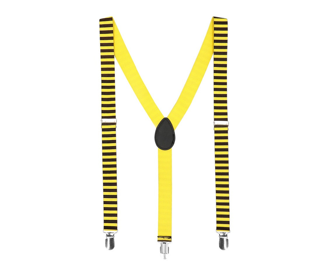 Set Honey bee (suspenders, glasses and bow tie)