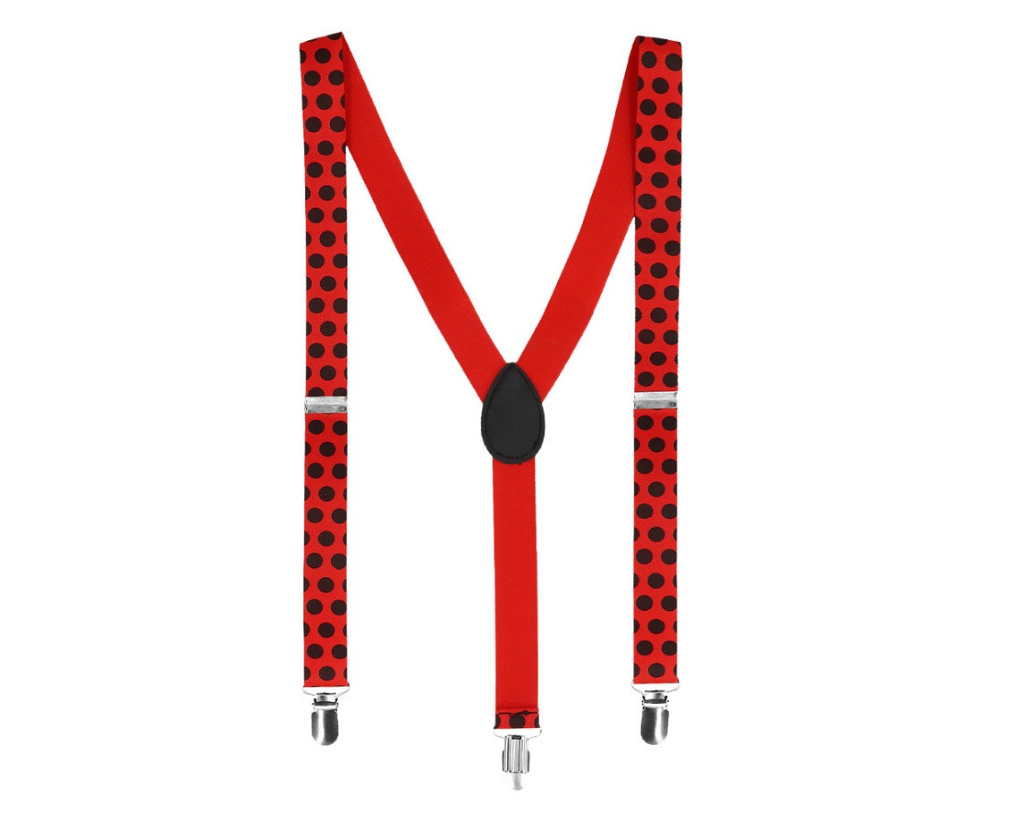 Set Ladybird (suspenders, glasses and bow tie)