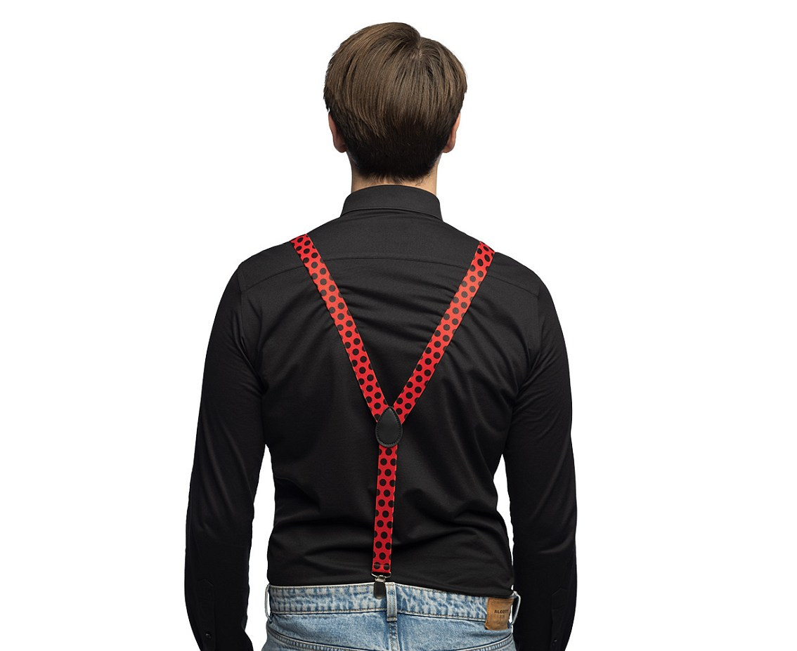 Set Ladybird (suspenders, glasses and bow tie)