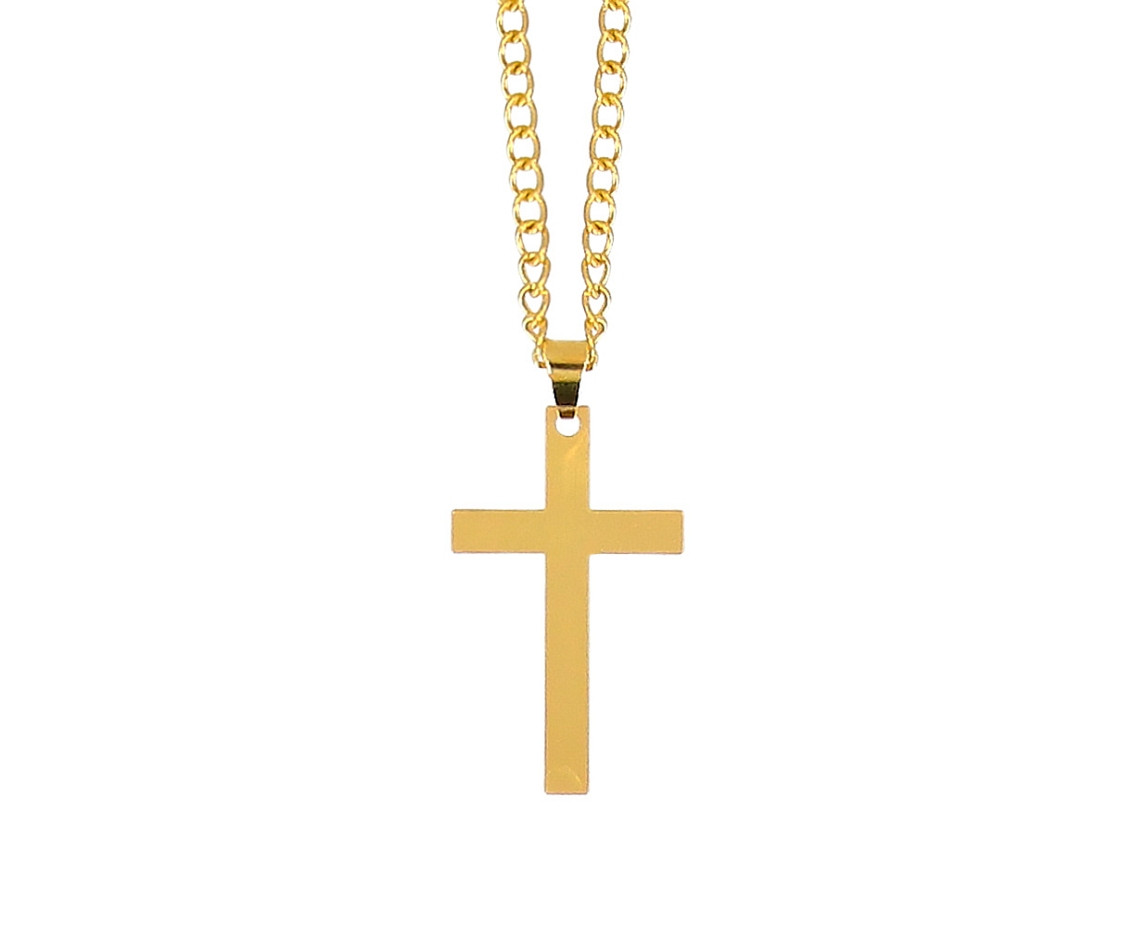 Necklace cross gold