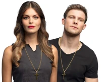 Necklace cross gold