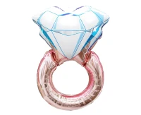 Foil balloon  Pink Ring , 42x58cm