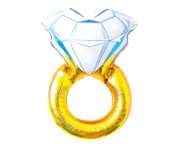 Foil balloon  Gold Ring , 42x58cm