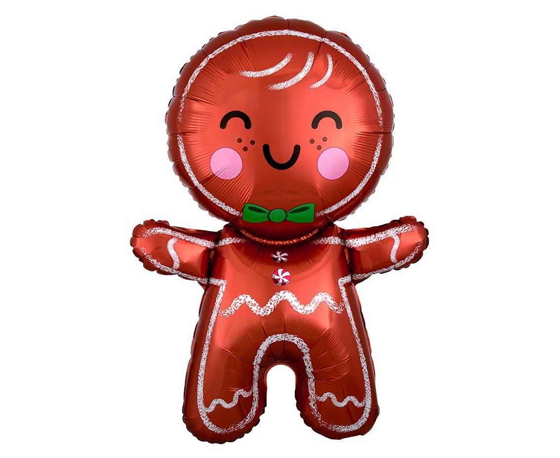Foil balloon  Gingerbread Man , 39x54cm