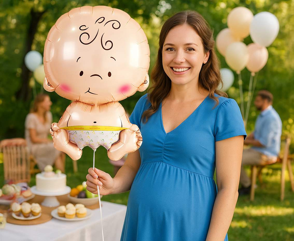 Foil balloon  Baby Boy , 37x55cm