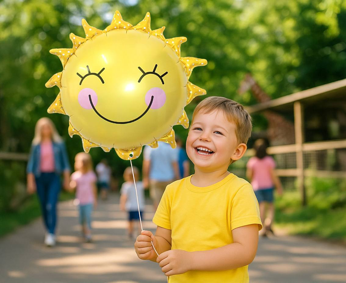 Foil balloon  Sun , 52x52cm