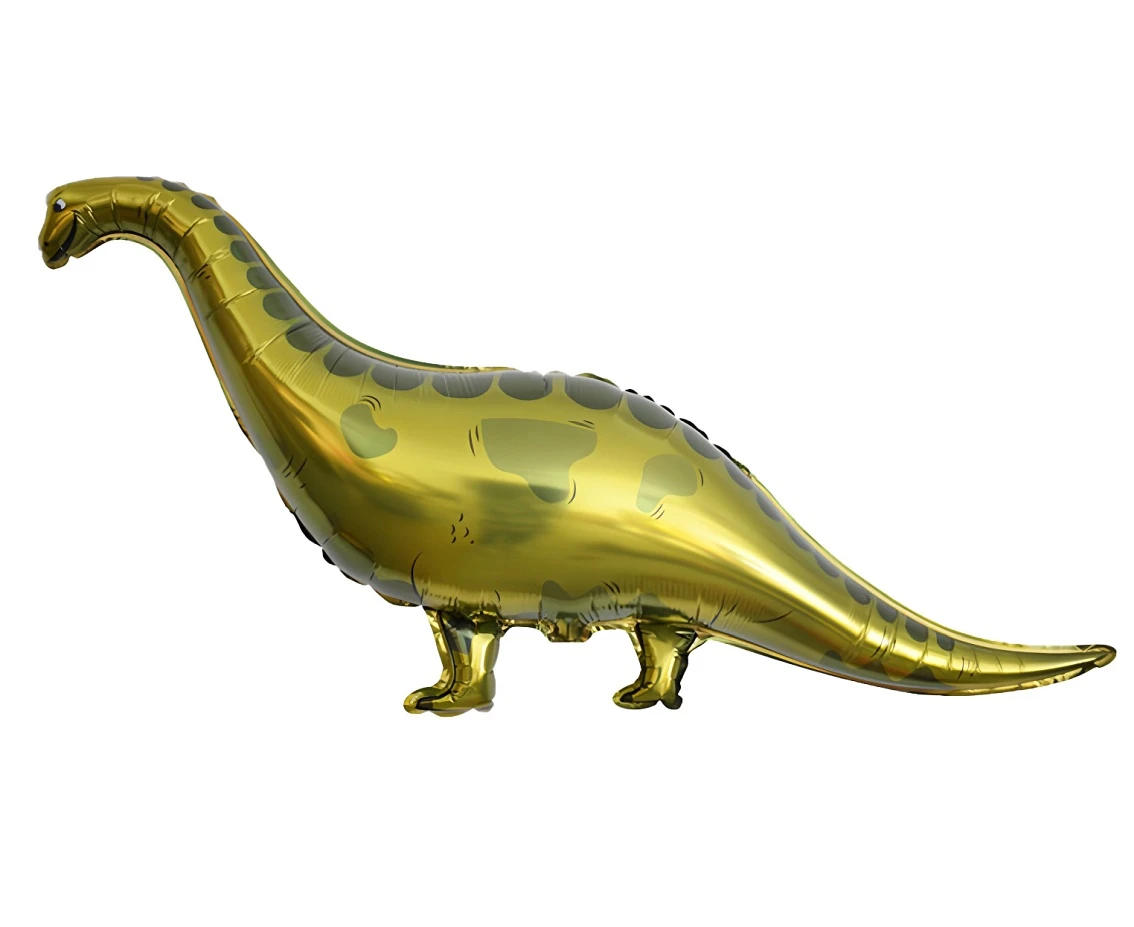 Foil balloon  Brachiosaurus Dinosaur , Green, 99x56cm