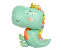 Foil balloon  Blue Dino , 47x64cm