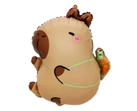 Foil balloon  Capybara with Turtle , 44x38cm