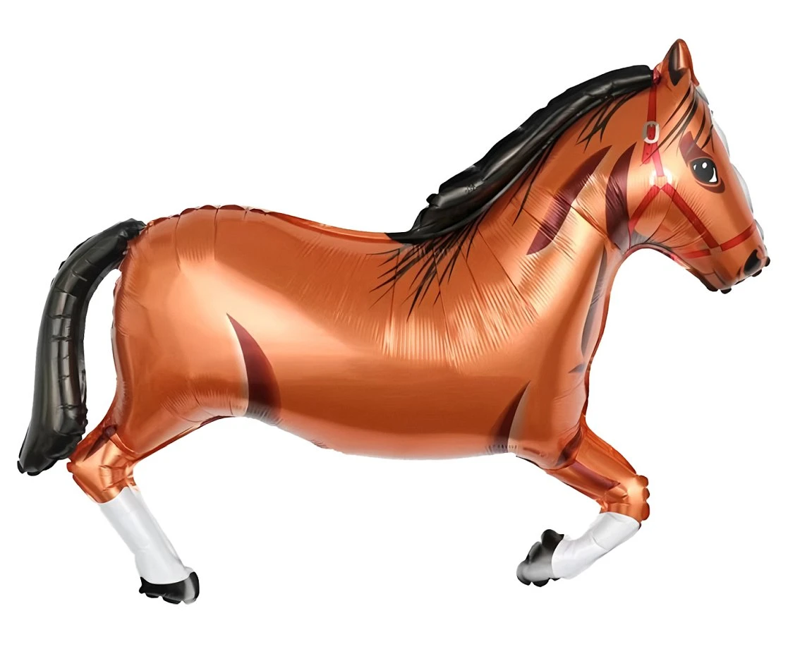 Foil balloon  Brown Horse , 86x57cm