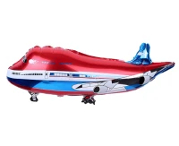Foil balloon  Red Airplane , 28x75cm
