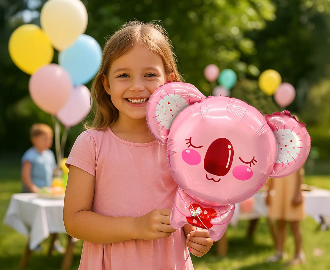 Foil balloon  Pink Koala , 49x54cm