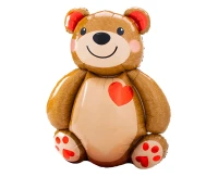 Foil balloon  Teddy Bear with Heart , 48x65cm