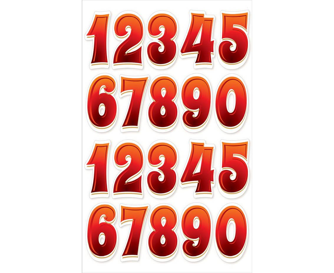 Birthday Card with Adhesive Number, Globe