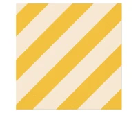 Paper Napkins Stripes (yellow-beige) 33x33 cm, 20 pcs.