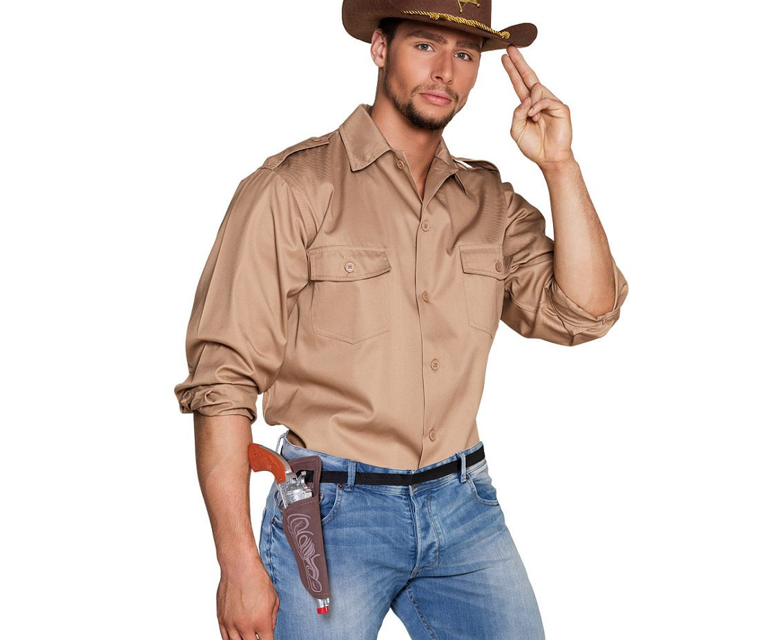 Cowboy Set (30 cm toy pistol, 120 cm belt and holster)