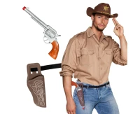 Cowboy Set (30 cm toy pistol, 120 cm belt and holster)