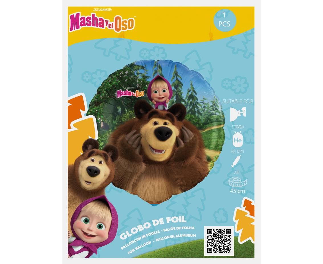 Foil Balloon 18" FX  - Masha, packed