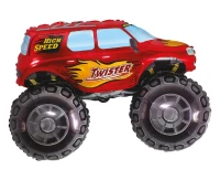 Foil Balloon 24" FX - "TWISTER Car" (red), packed