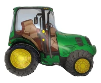 Foil Balloon 24" FX  - "Tractor" (green), packed
