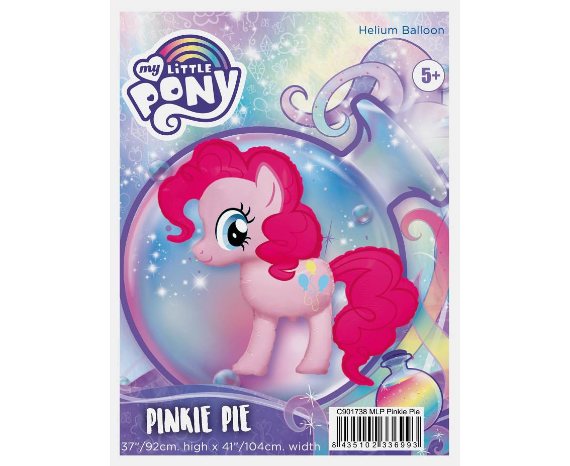 Foil Balloon 24" FX  - My Little Pony: Pinkie Pie, (paper packaging), packed