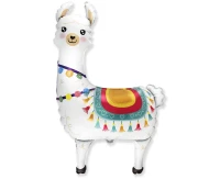 Foil Balloon 24" FX - Llama, packed