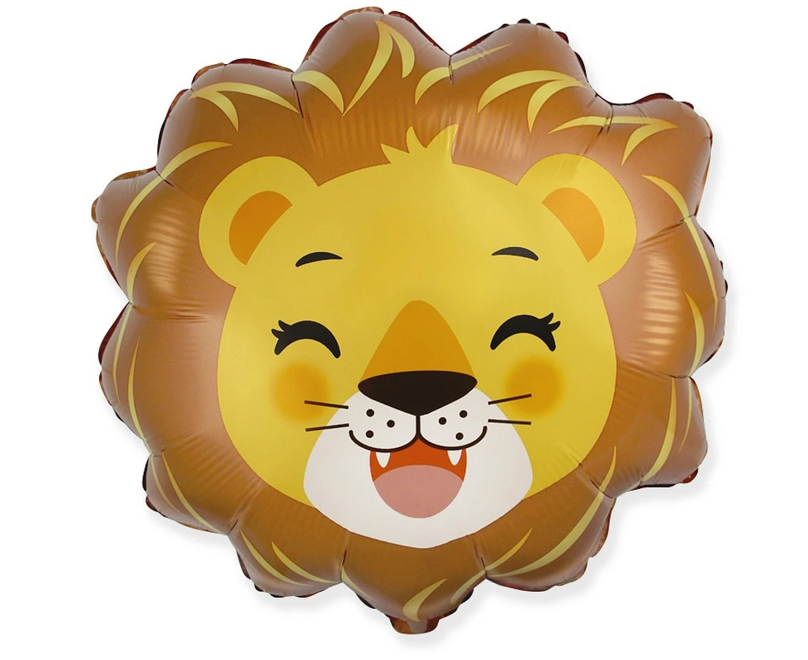 Foil Balloon 24" FX - Lion (head), packed