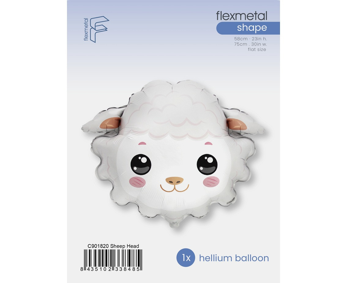 Foil Balloon 24 inch FX - Sheep, packed
